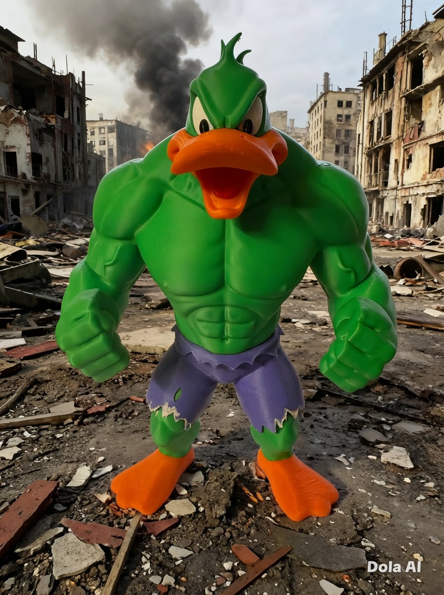 Daffy Hulk Inspired Model - Myth & Motion by The Braysdown Workshop