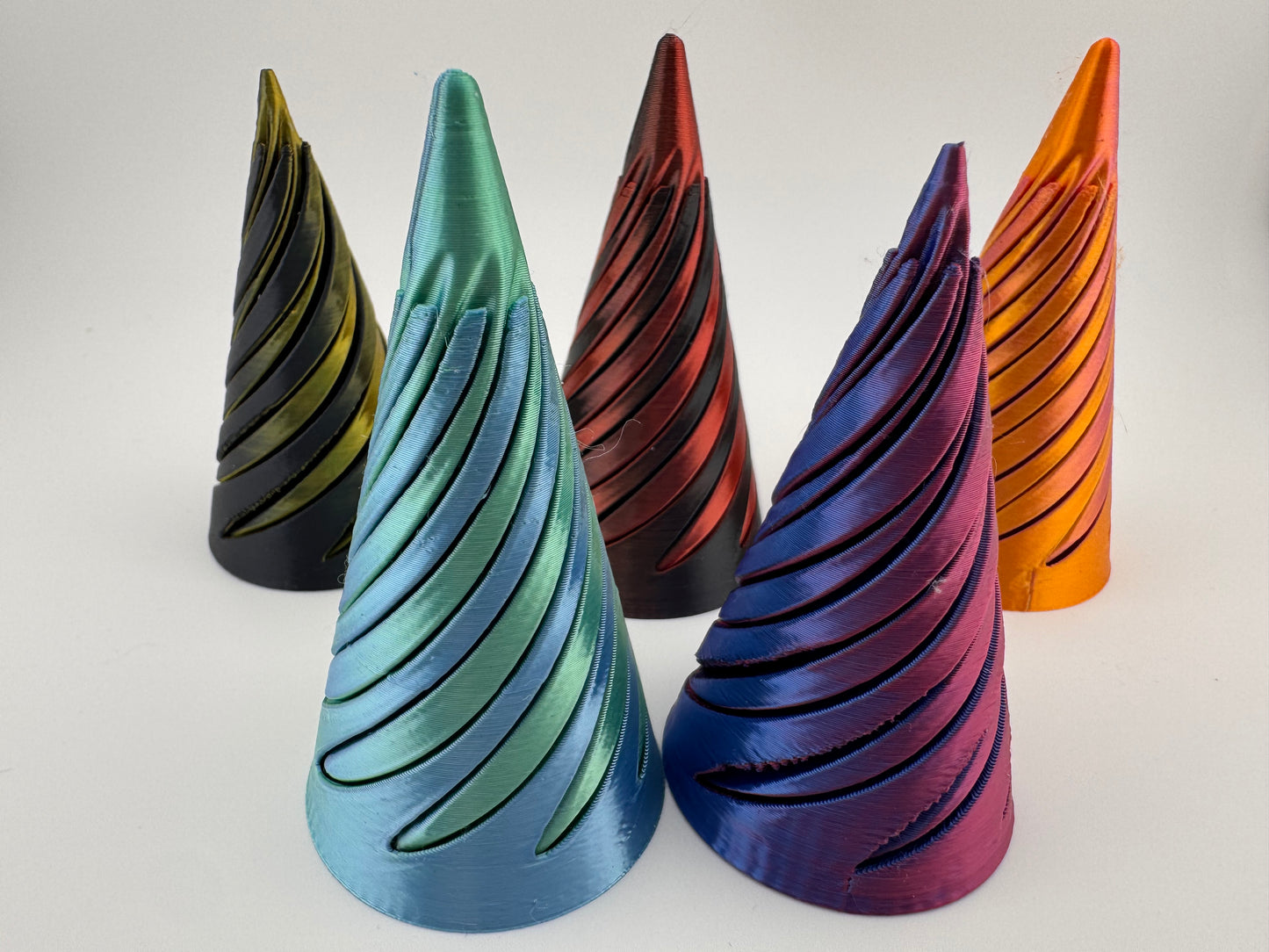 Fidget spiral cone