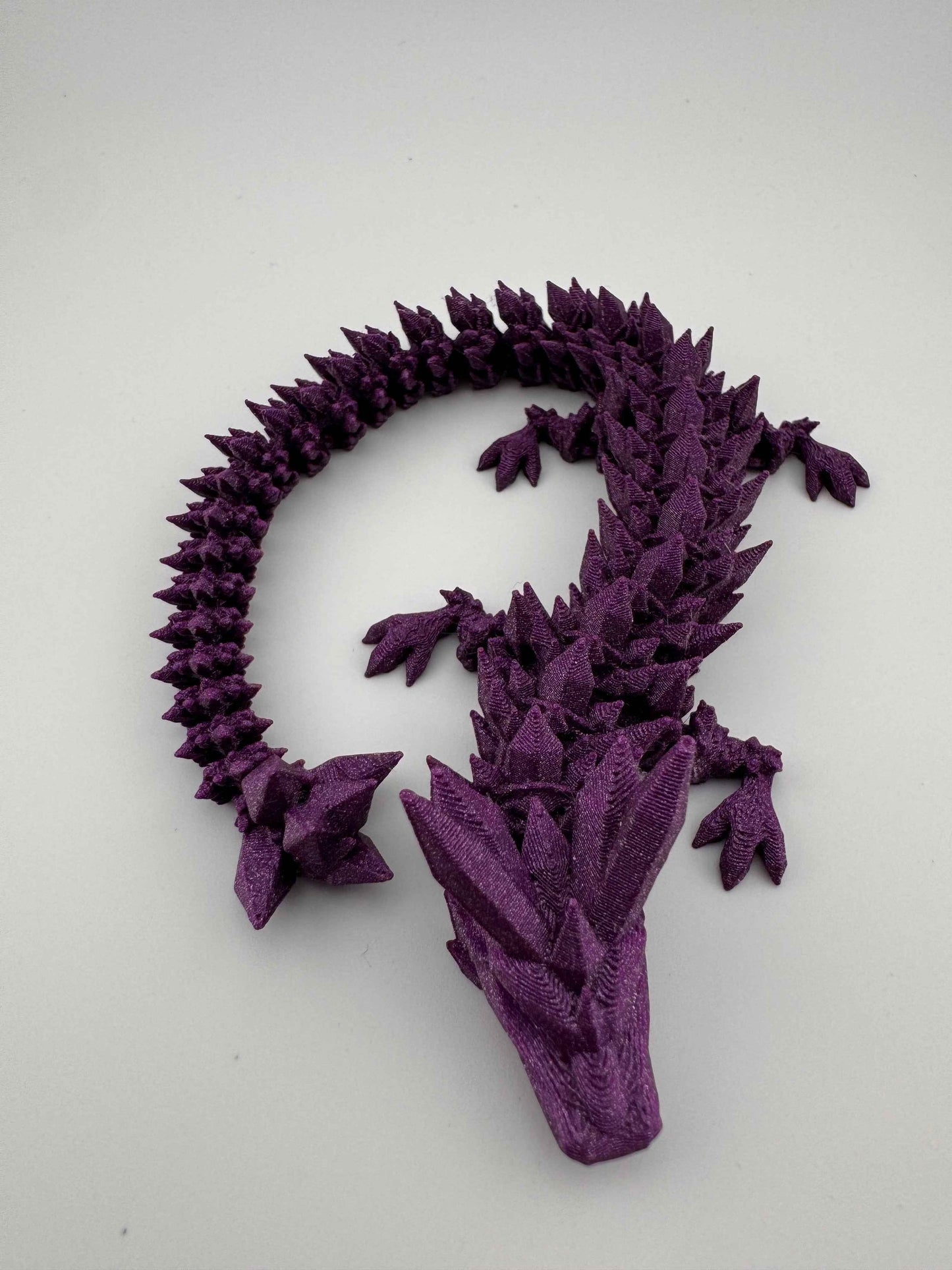 X-Large Crystal Dragon- Multi Colours 36" Long