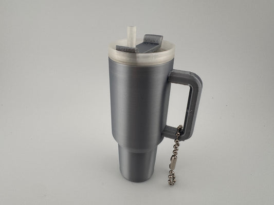 Stanley style tumbler keychain - perfect for carrying chapsticks or similar