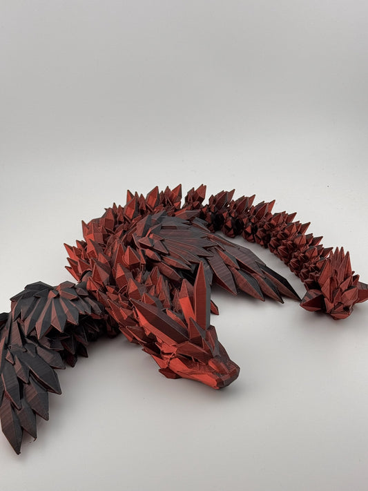 Large Winged Crystal Dragon- Multi Colours