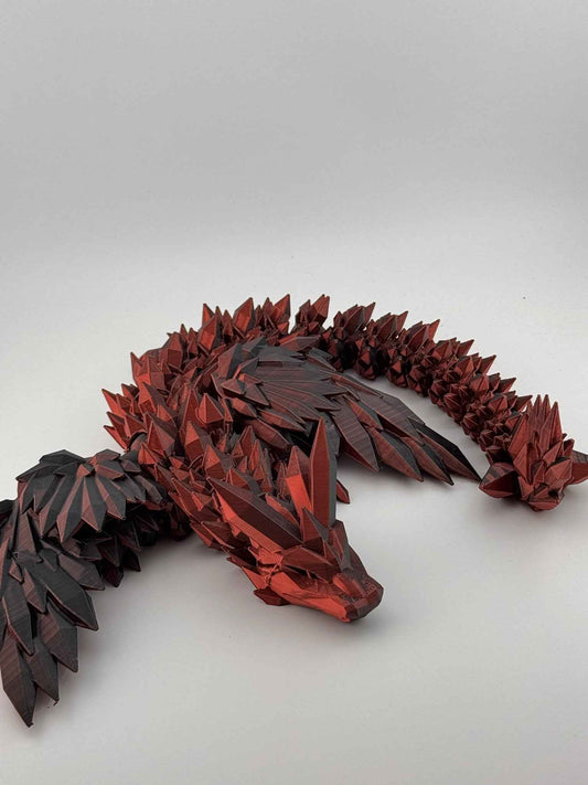 Large Winged Crystal Dragon- Multi Colours