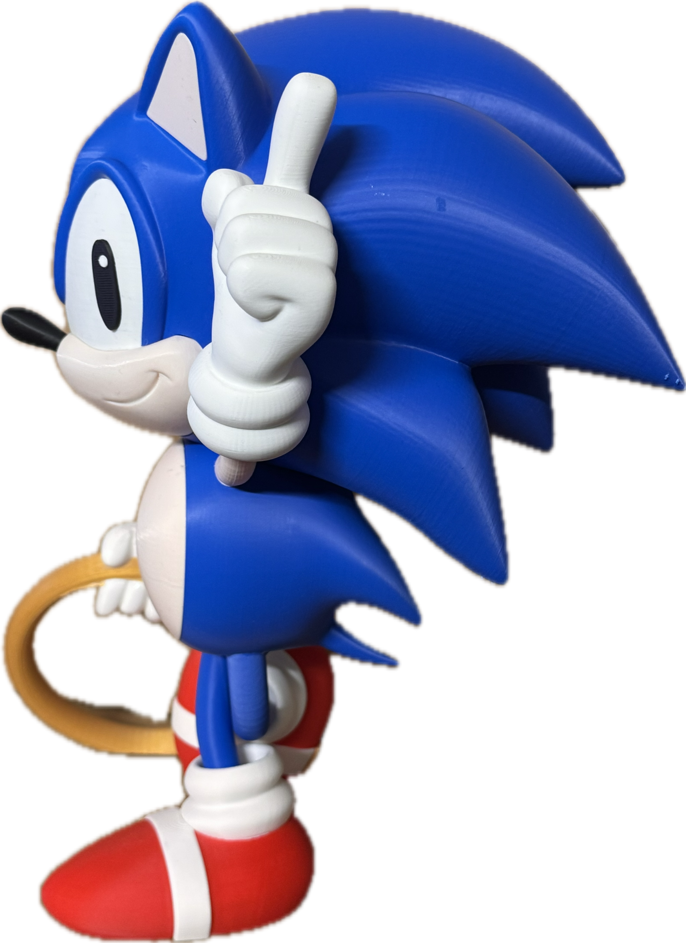 Sonic & ring model - Myth & Motion by The Braysdown Workshop