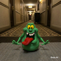 Slimer Inspired Ghostbusters Model - Myth & Motion by The Braysdown Workshop