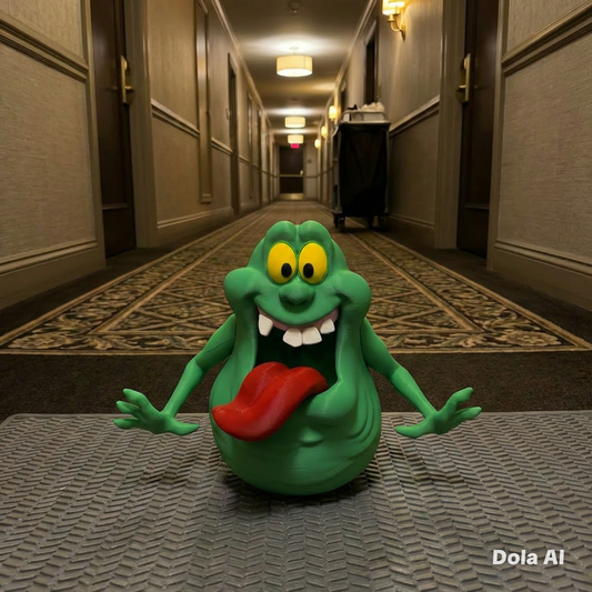 Slimer Inspired Ghostbusters Model - Myth & Motion by The Braysdown Workshop