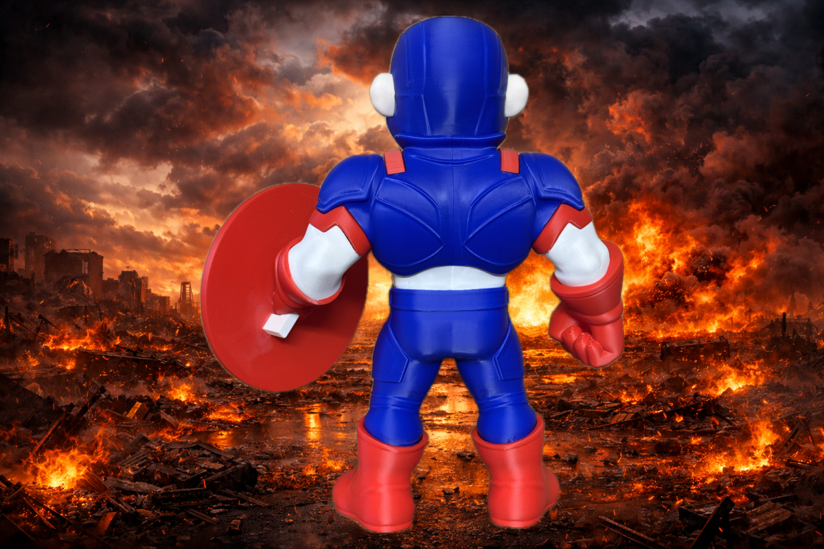 Captain Marica - Mushroom Kingdom Display Figure - Myth & Motion by The Braysdown Workshop