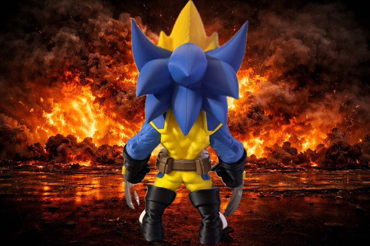 Soniverine - High Speed Claw Beast Figure - Myth & Motion by The Braysdown Workshop