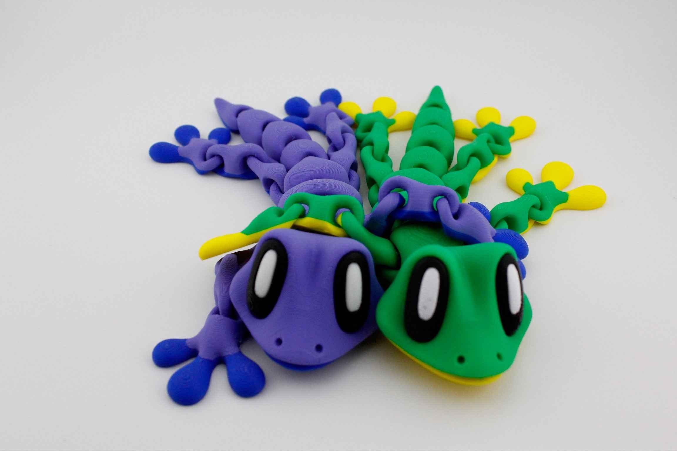 Magnetic Gecko - super cute flexible friend - Myth & Motion by The Braysdown Workshop