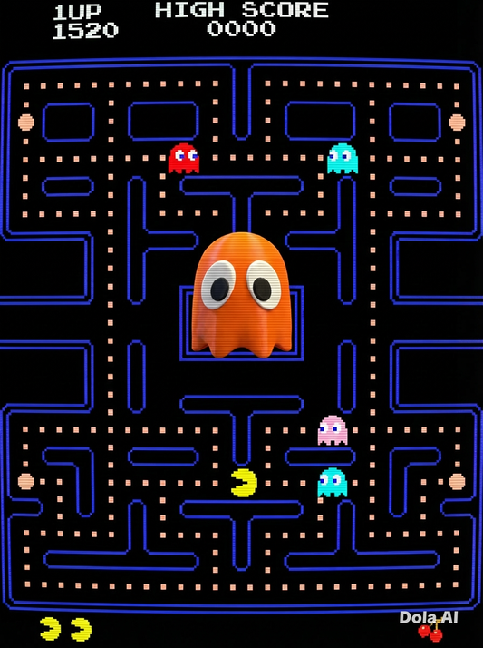 Pac-Man inspired ghost model - Myth & Motion by The Braysdown Workshop