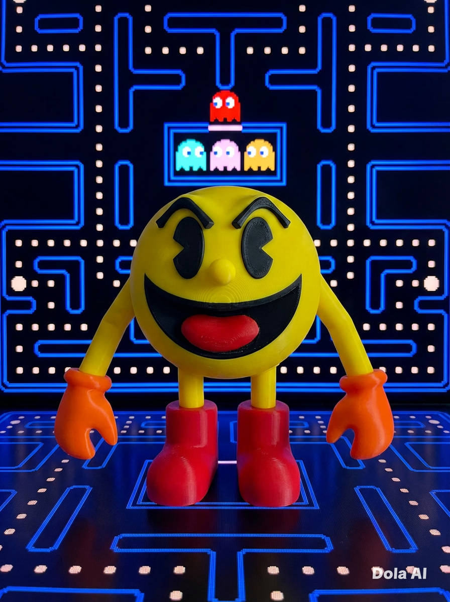 Pac-Man inspired model - Myth & Motion by The Braysdown Workshop