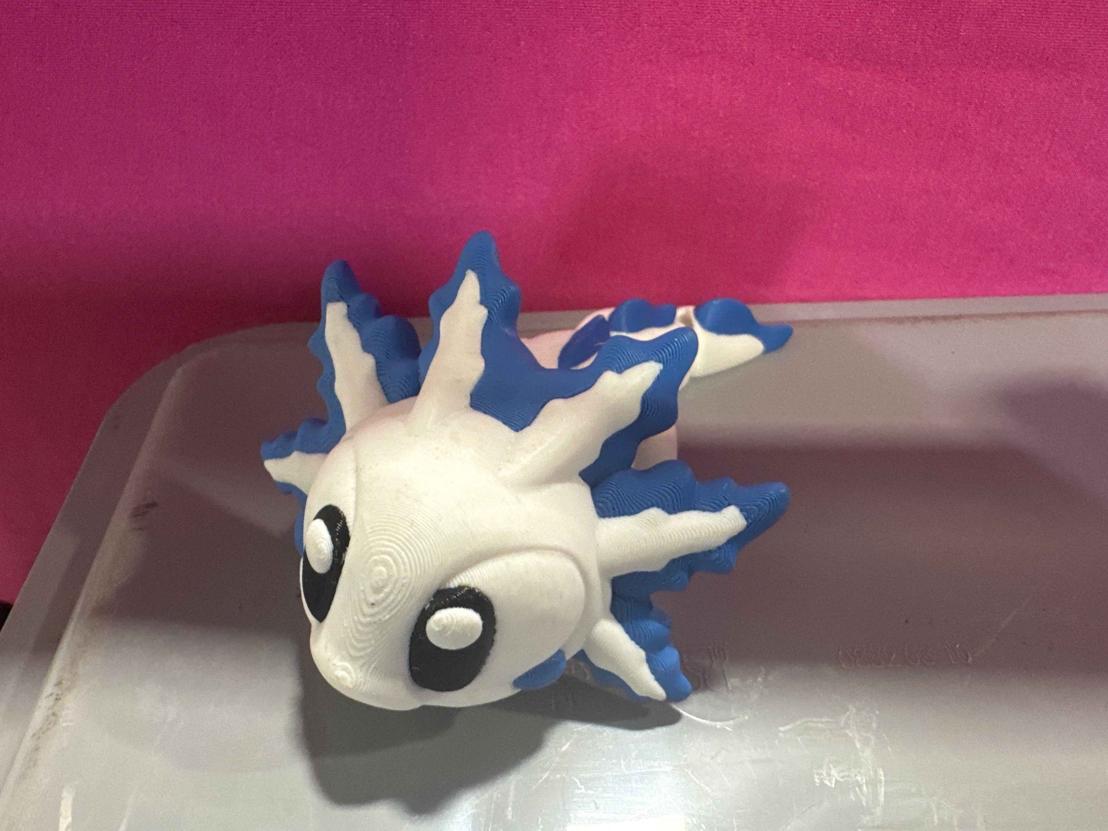 Flexi Axolotl - Myth & Motion by The Braysdown Workshop