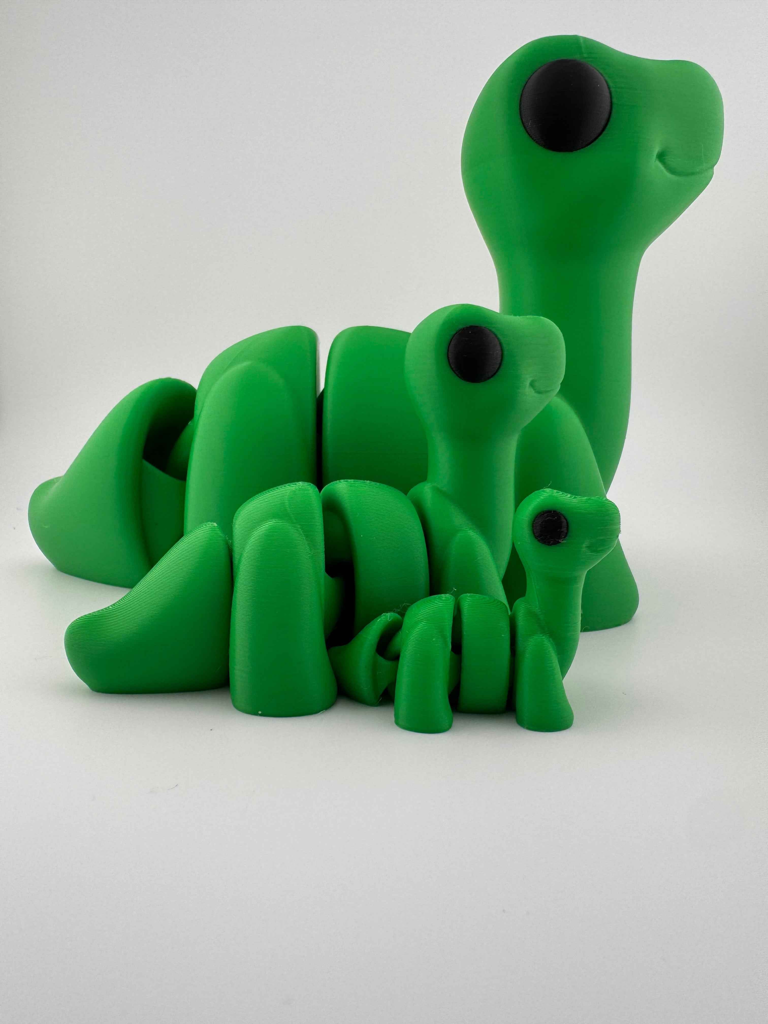 Brontosaurus Fidget Toy - Part of our Dinosaur collection - Myth & Motion by The Braysdown Workshop