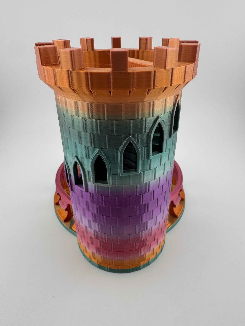 Dice Tower - Rainbow castle - Myth & Motion by The Braysdown Workshop