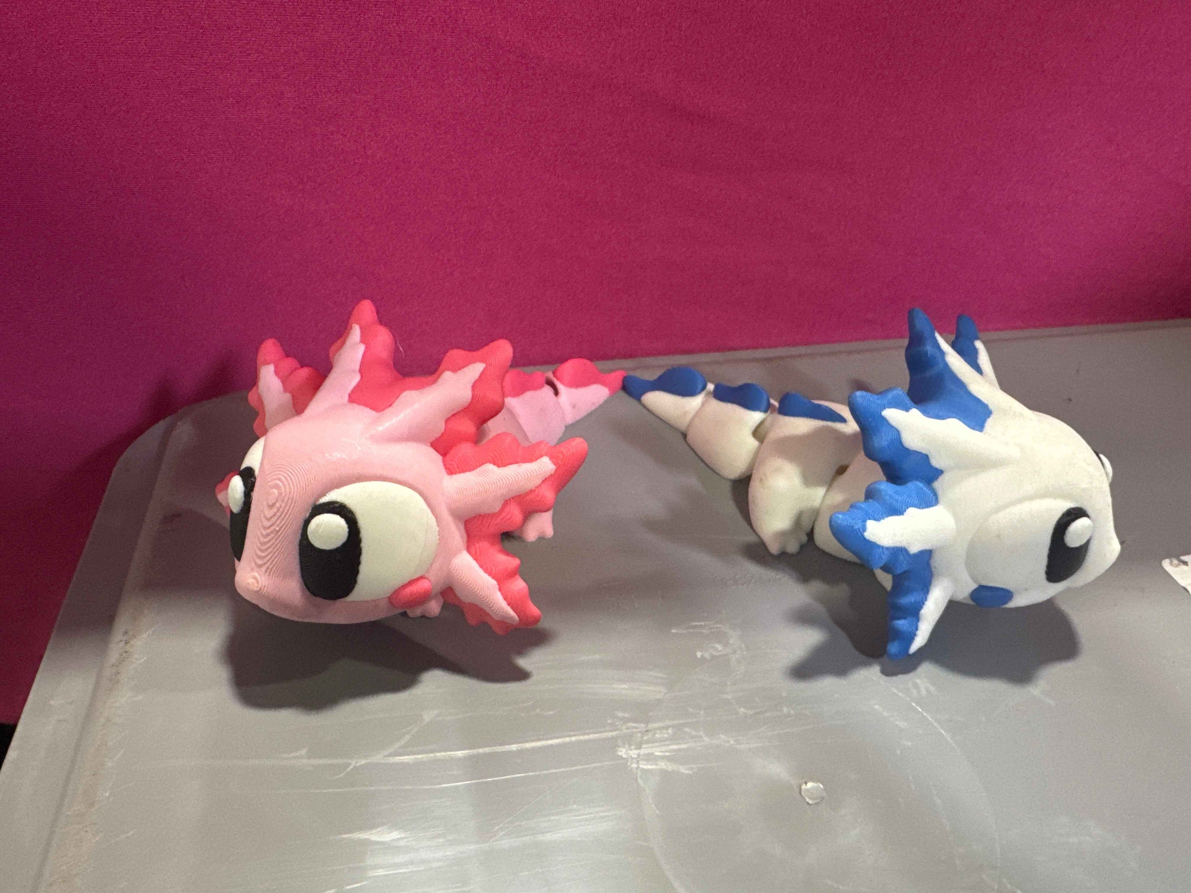 Flexi Axolotl - Myth & Motion by The Braysdown Workshop