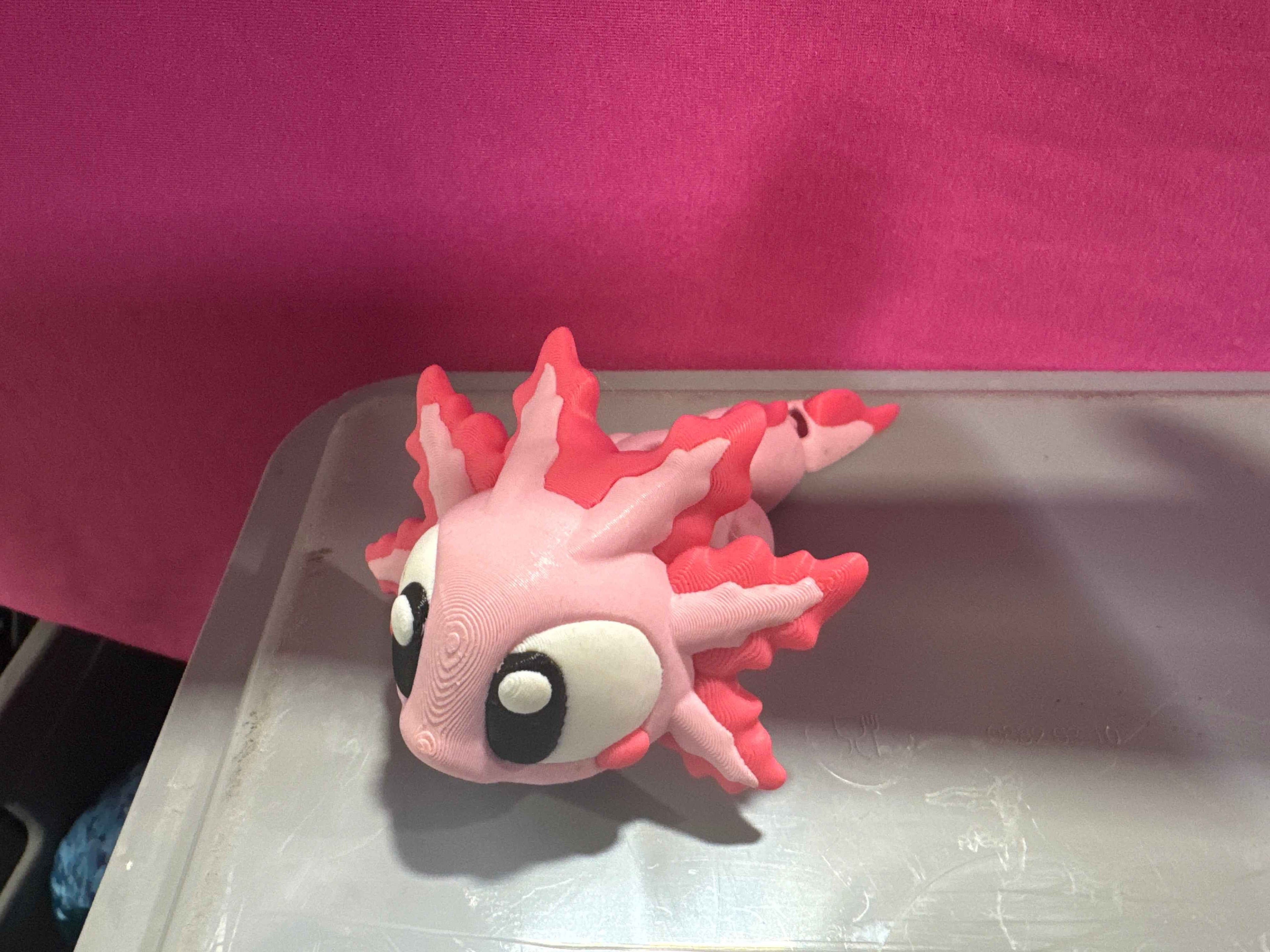 Flexi Axolotl - Myth & Motion by The Braysdown Workshop