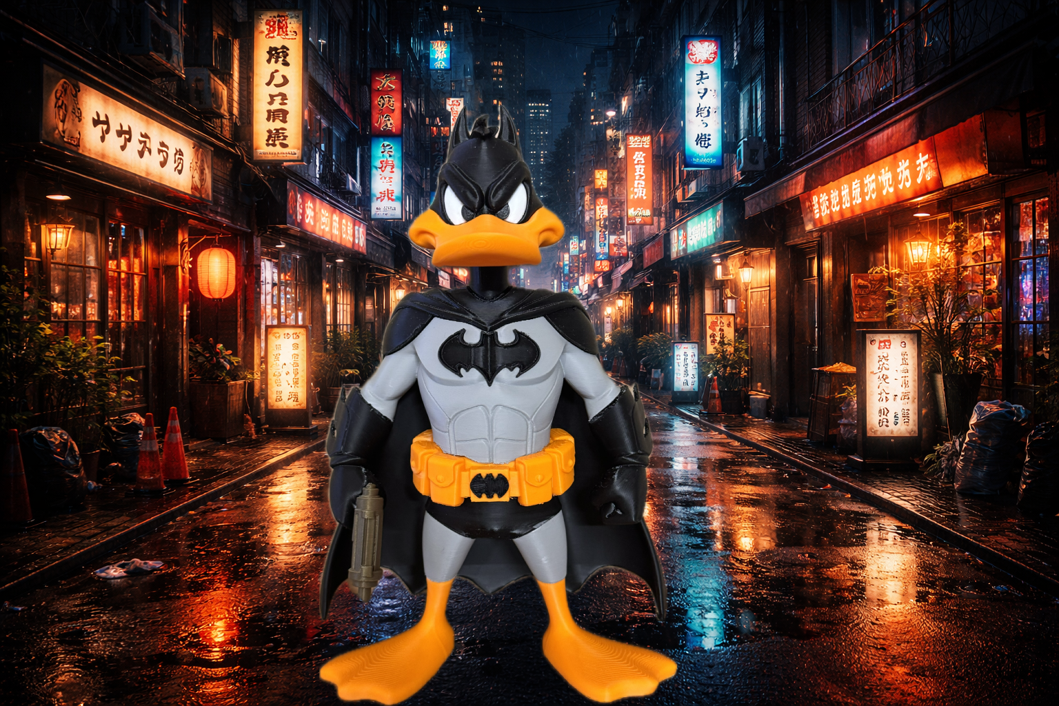 Bat Daff - Crime Fighting Duck! - Myth & Motion by The Braysdown Workshop