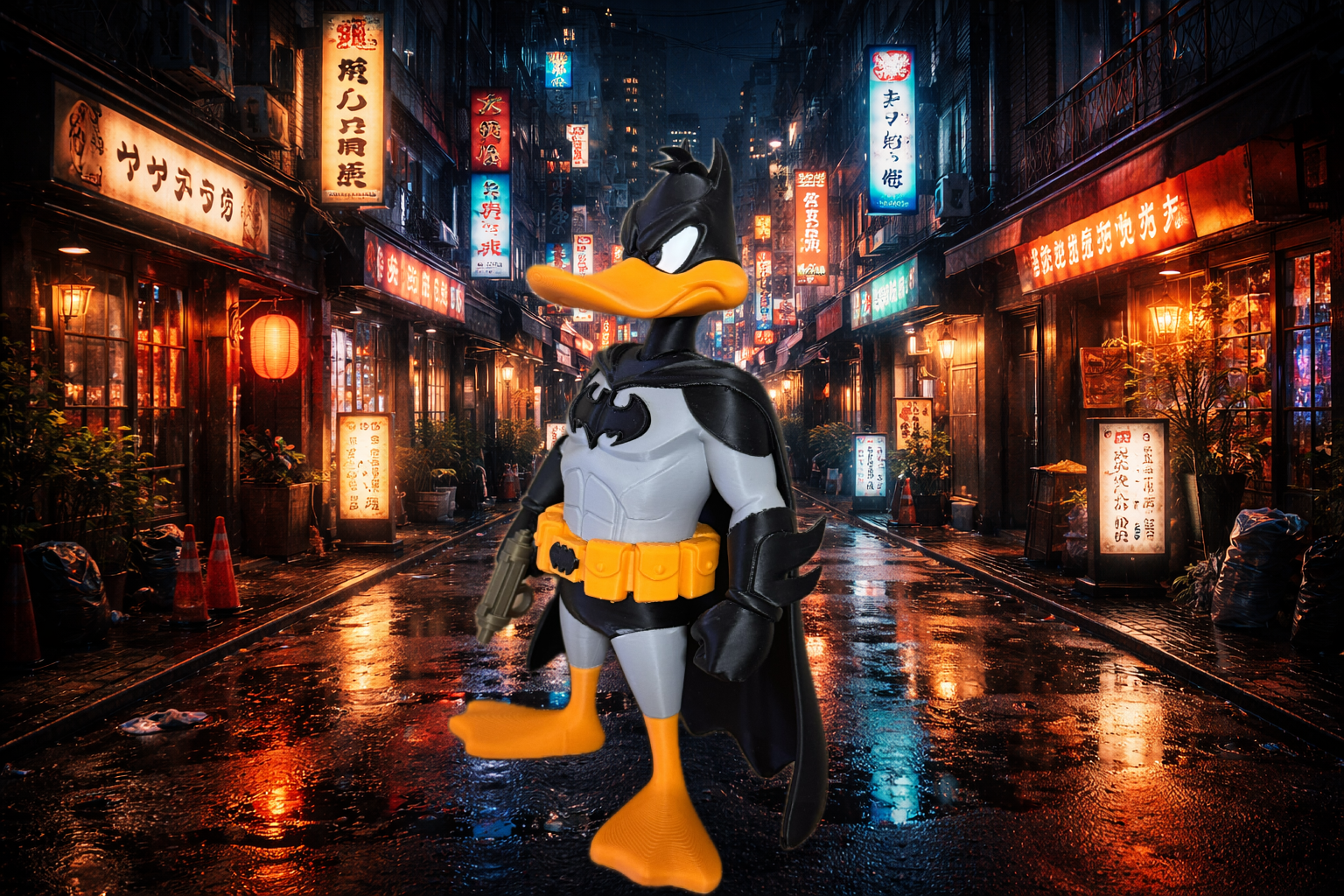 Bat Daff - Crime Fighting Duck! - Myth & Motion by The Braysdown Workshop