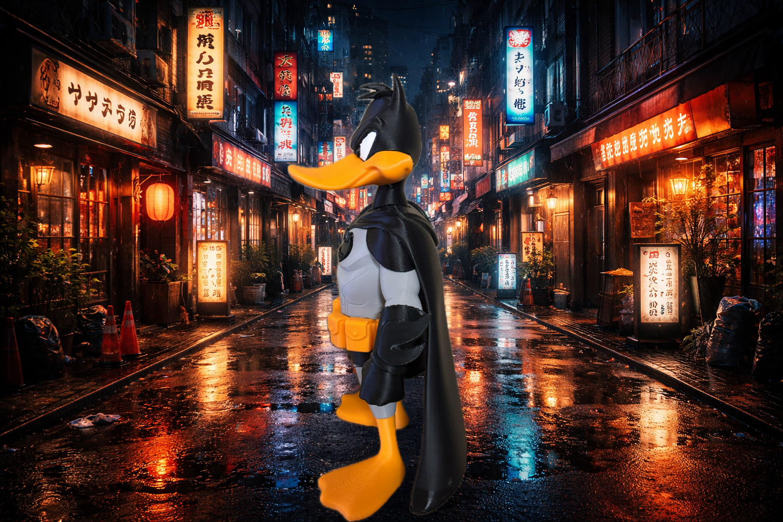 Bat Daff - Crime Fighting Duck! - Myth & Motion by The Braysdown Workshop