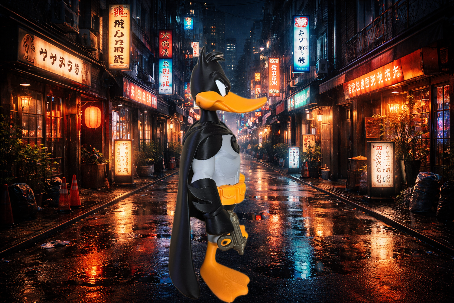 Bat Daff - Crime Fighting Duck! - Myth & Motion by The Braysdown Workshop