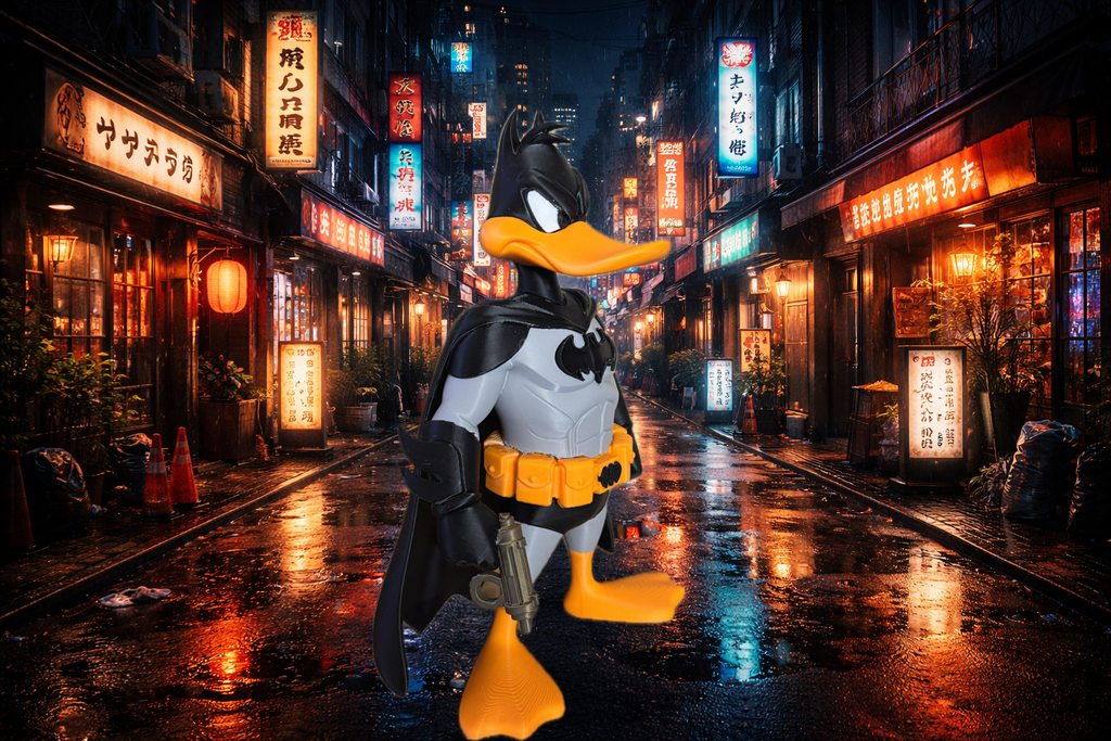 Bat Daff - Crime Fighting Duck! - Myth & Motion by The Braysdown Workshop