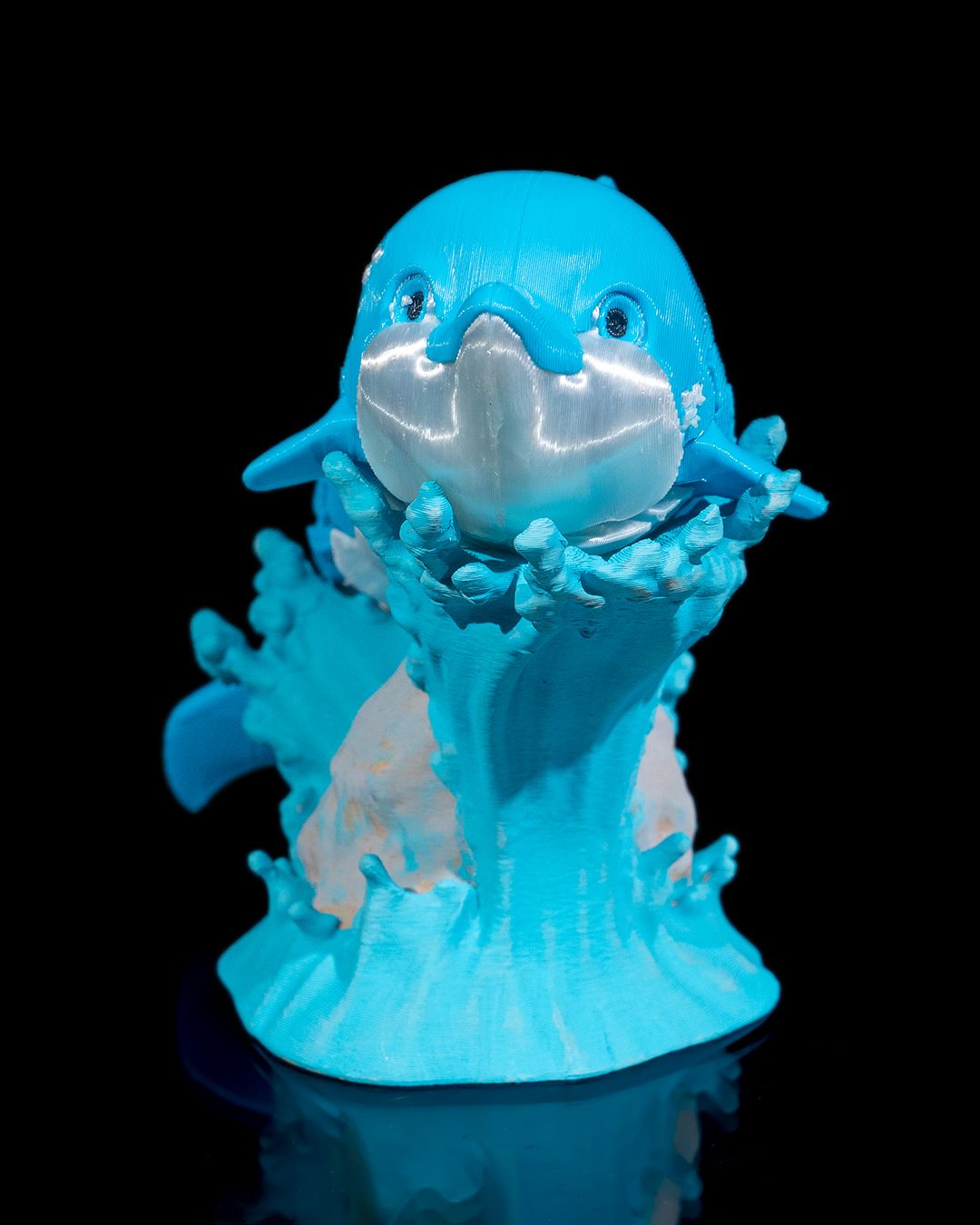 Flexi Dennis, The Dolphin Fidget toy with stand