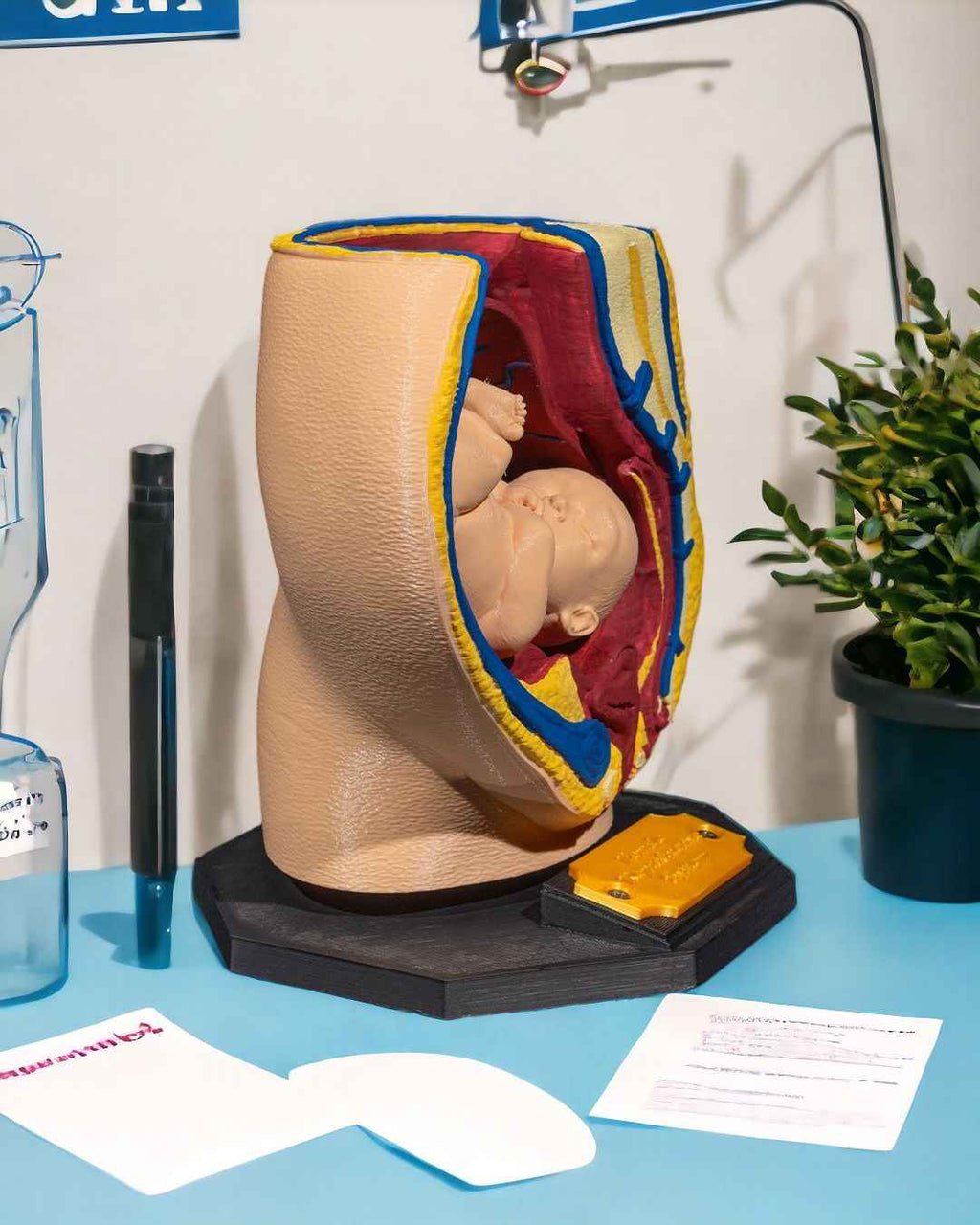 Female Reproduction educational model - Myth & Motion by The Braysdown Workshop