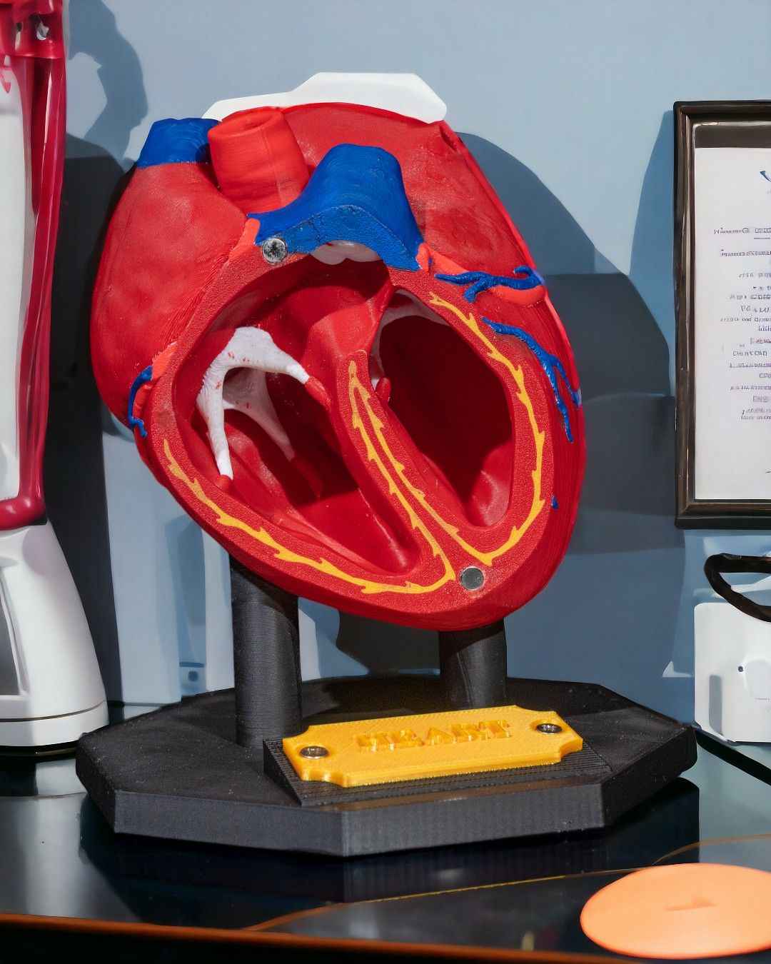 Heart Anatomical educational model - Myth & Motion by The Braysdown Workshop