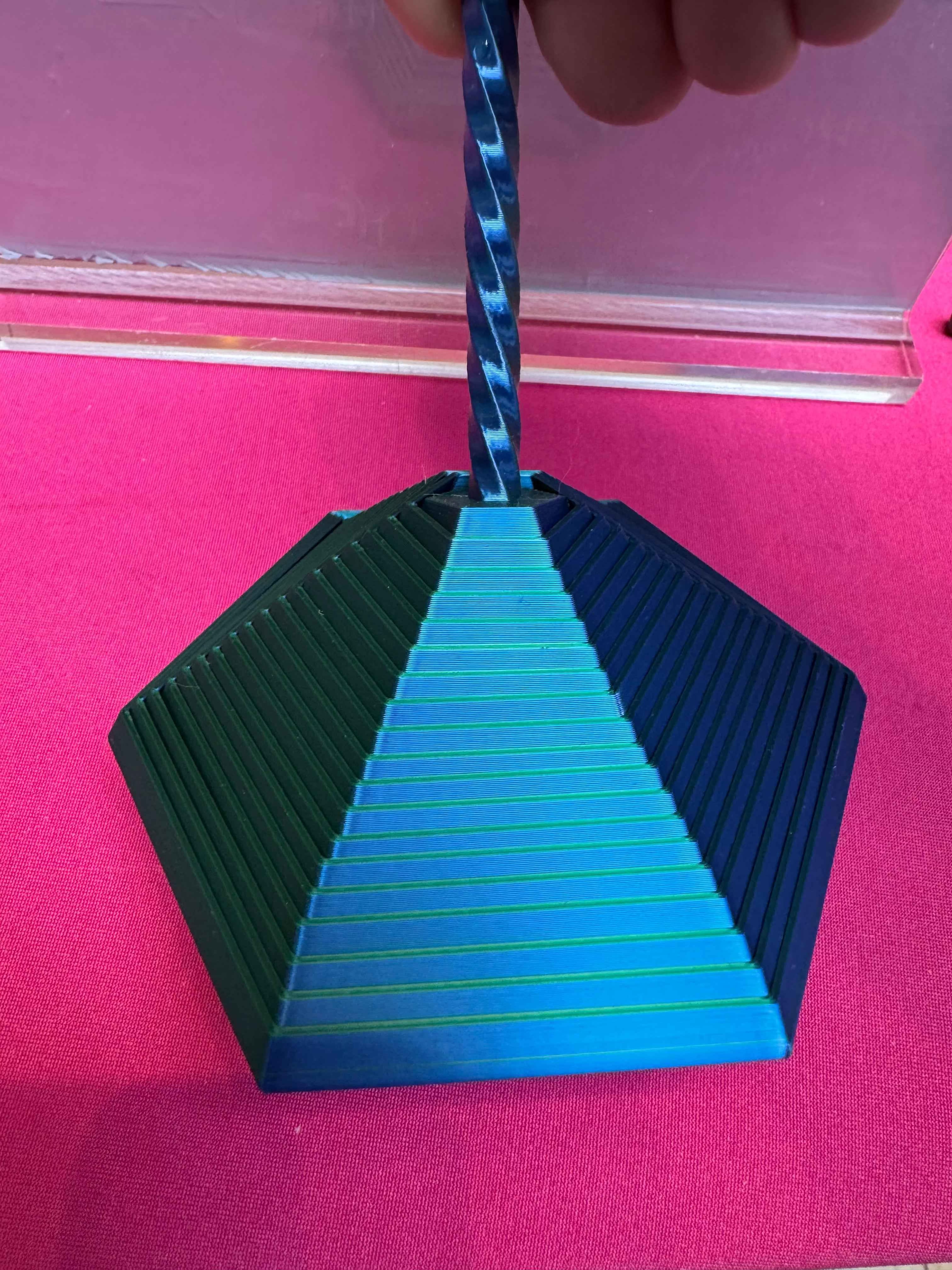Hexagon fidget with handle - Myth & Motion by The Braysdown Workshop
