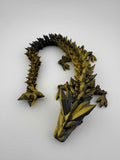 X-Large Crystal Dragon- Multi Colours 36" Long - Myth & Motion by The Braysdown Workshop