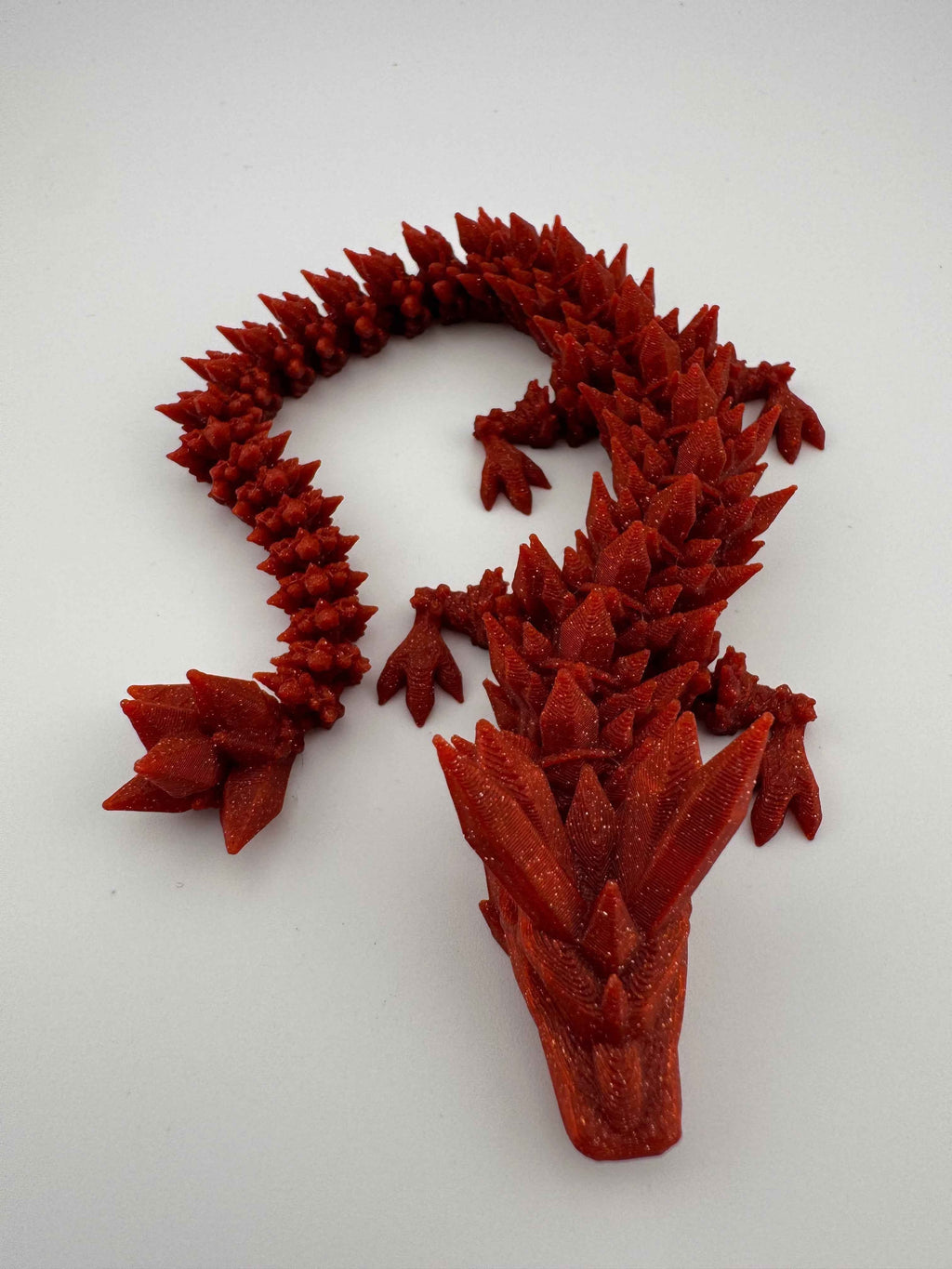 X-Large Crystal Dragon- Multi Colours 36" Long - Myth & Motion by The Braysdown Workshop