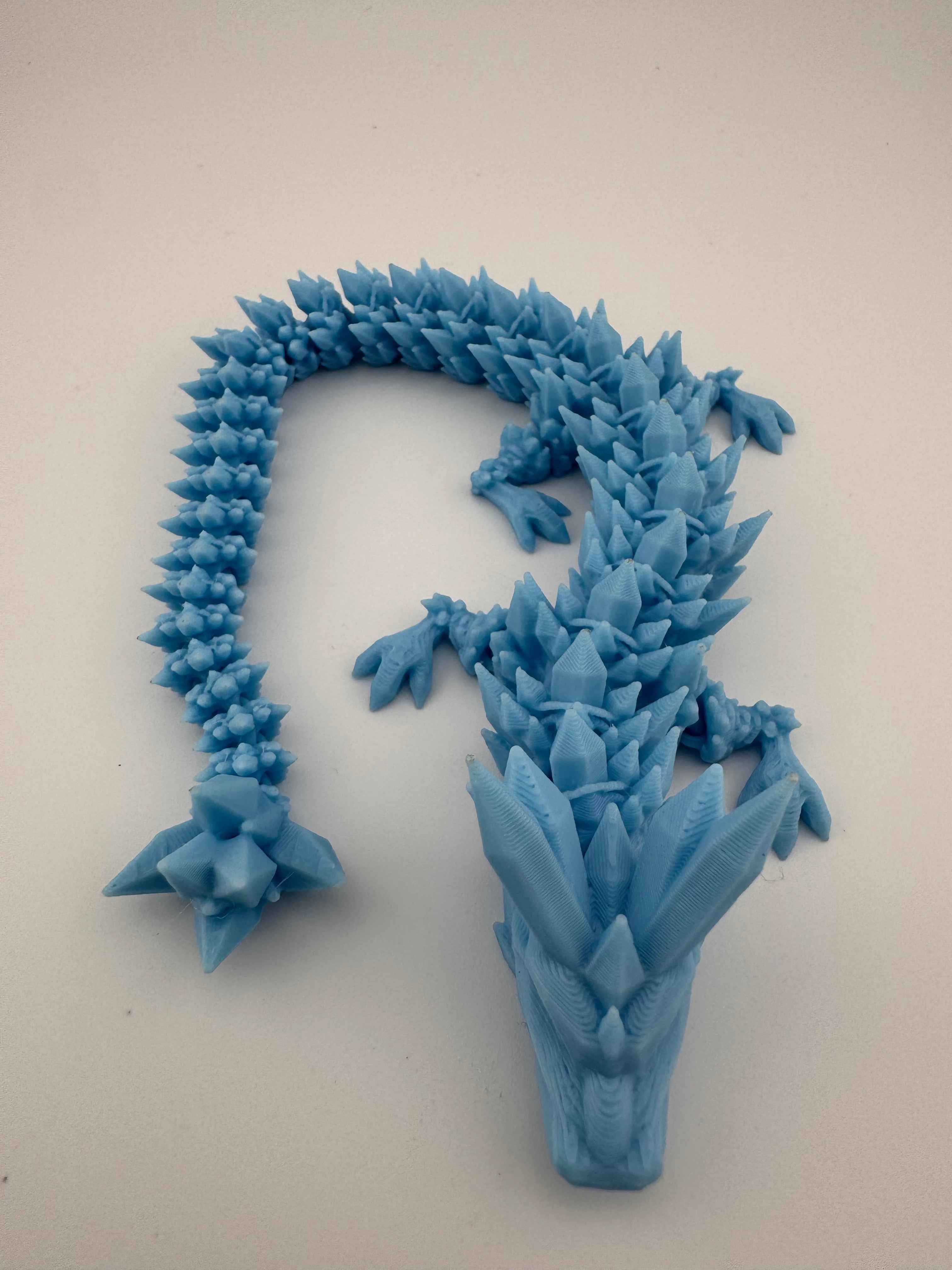 Large Crystal Dragon- Multi Colours - Myth & Motion by The Braysdown Workshop
