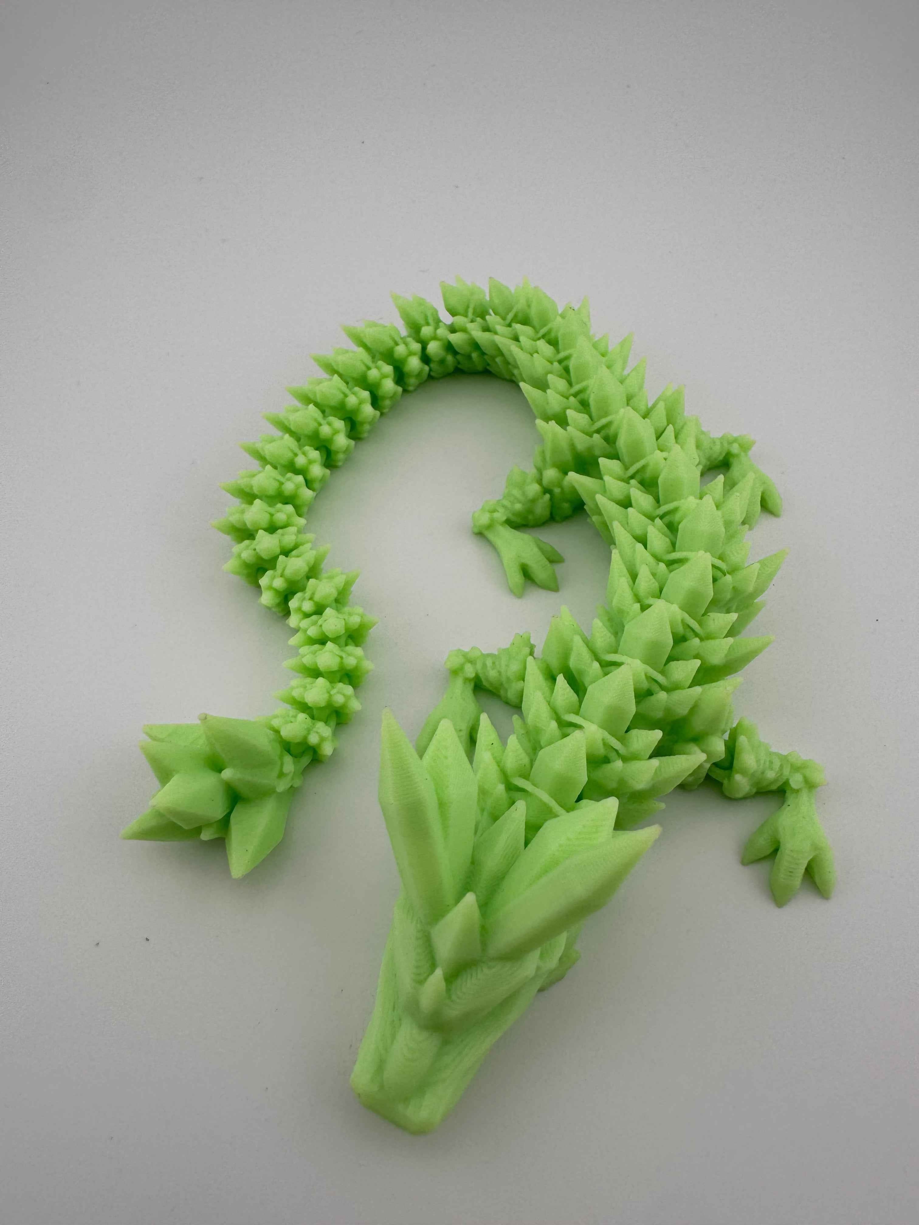 Large Crystal Dragon- Multi Colours - Myth & Motion by The Braysdown Workshop