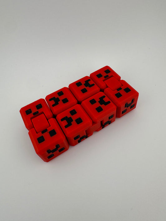 Minecraft inspired infinity cube - creeper style