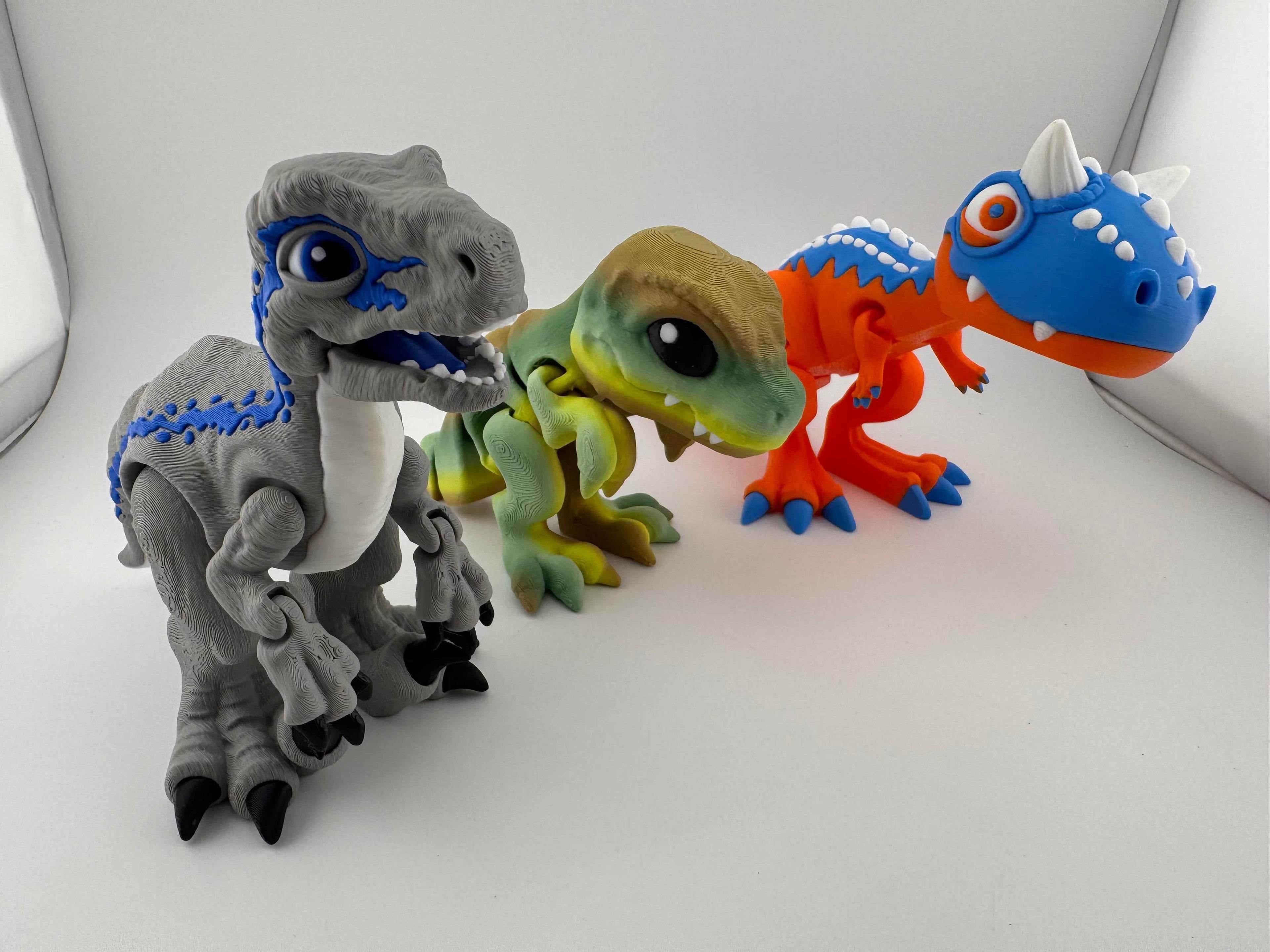 Articulated Dinosaur - This dino is Rawr'some - Myth & Motion by The Braysdown Workshop
