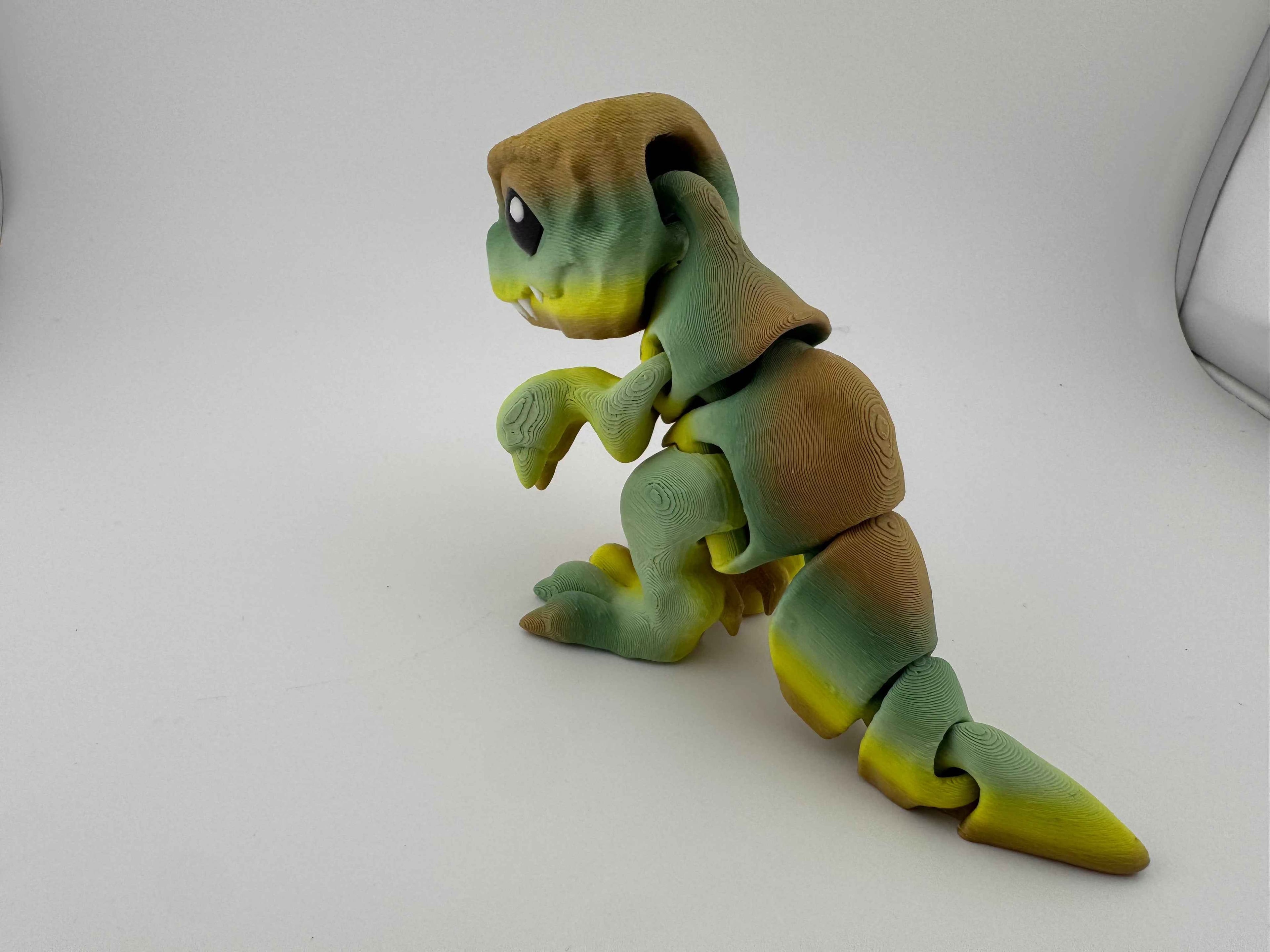Articulated Dinosaur - This dino is Rawr'some - Myth & Motion by The Braysdown Workshop