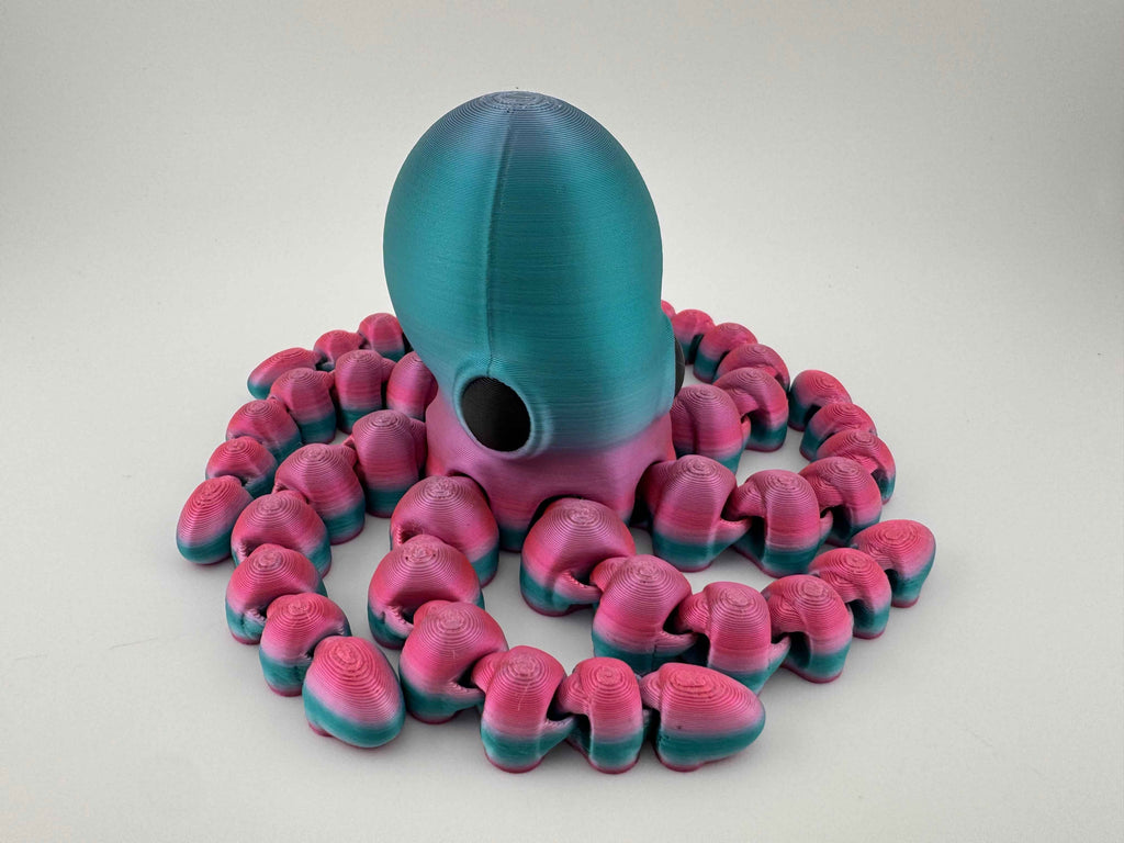 Articulated Octopus - Its a fidgety tentacle party - Myth & Motion by The Braysdown Workshop