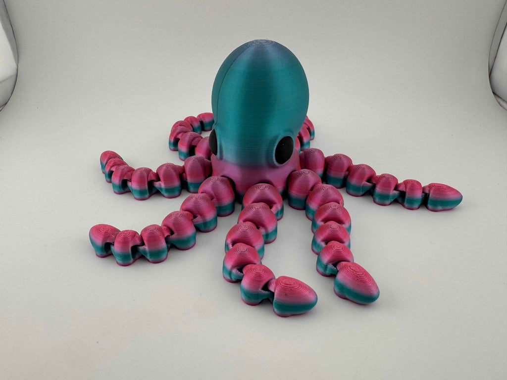 Articulated Octopus - Its a fidgety tentacle party - Myth & Motion by The Braysdown Workshop