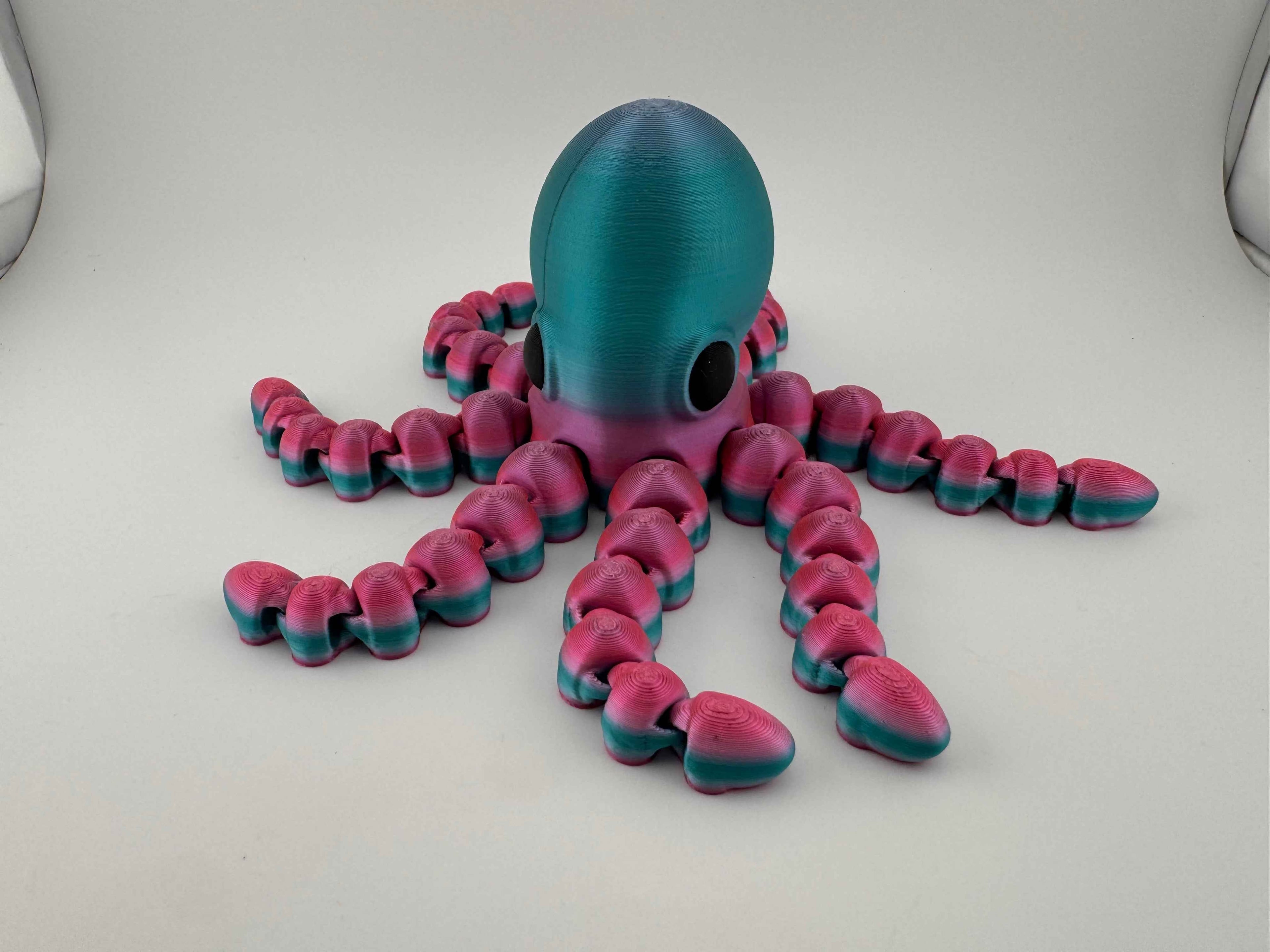 Articulated Octopus - Its a fidgety tentacle party - Myth & Motion by The Braysdown Workshop