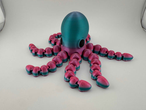 Articulated Octopus - Its a fidgety tentacle party - Myth & Motion by The Braysdown Workshop