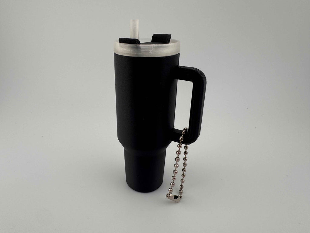 Stanley style tumbler keychain - perfect for carrying chapsticks or similar - Myth & Motion by The Braysdown Workshop