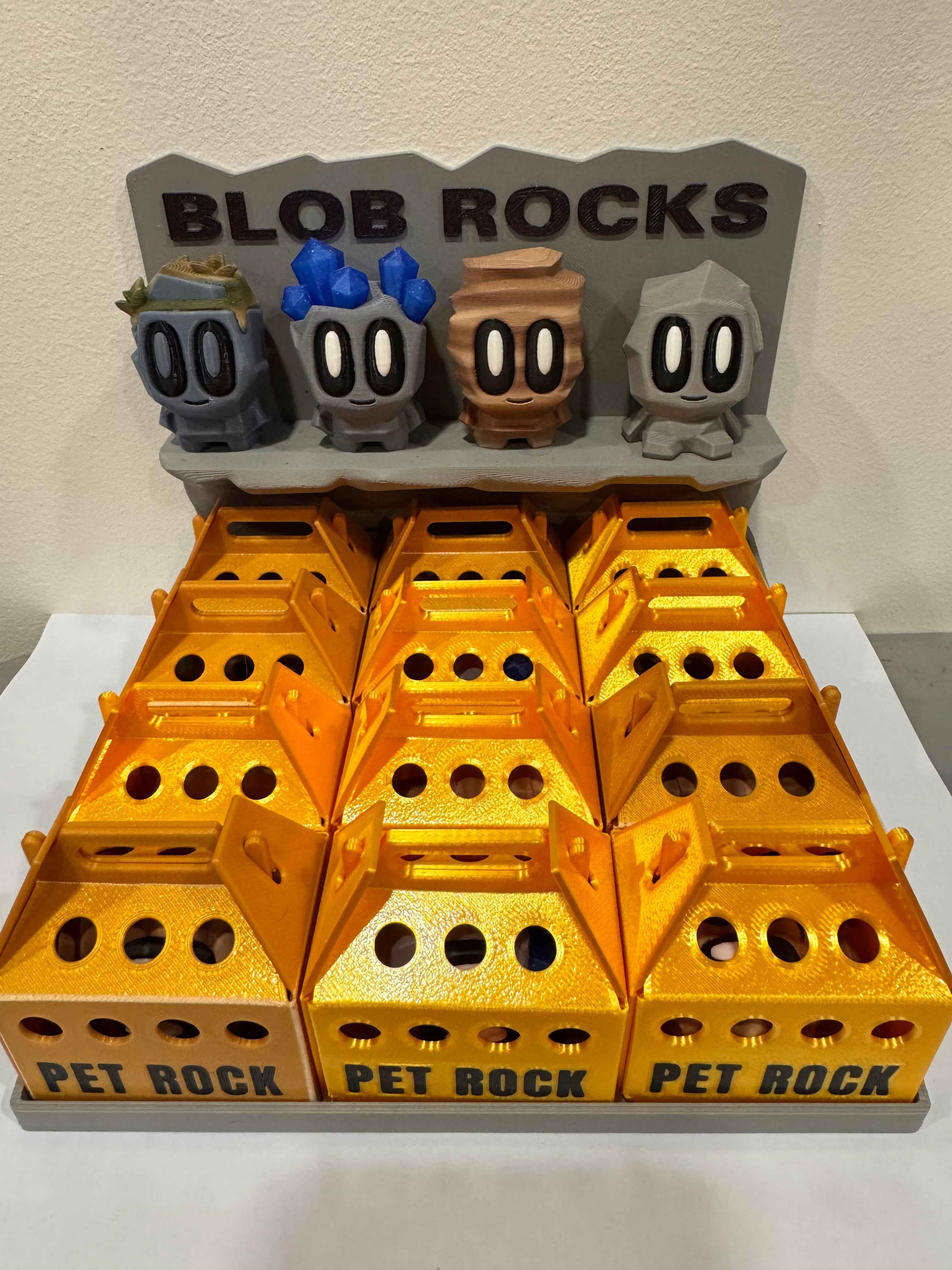 Blob Rocks - Pet Rock - Myth & Motion by The Braysdown Workshop