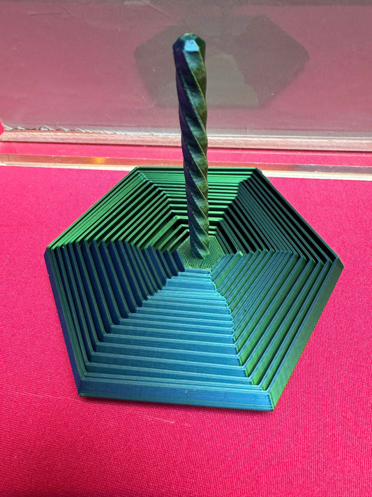 Hexagon fidget with handle