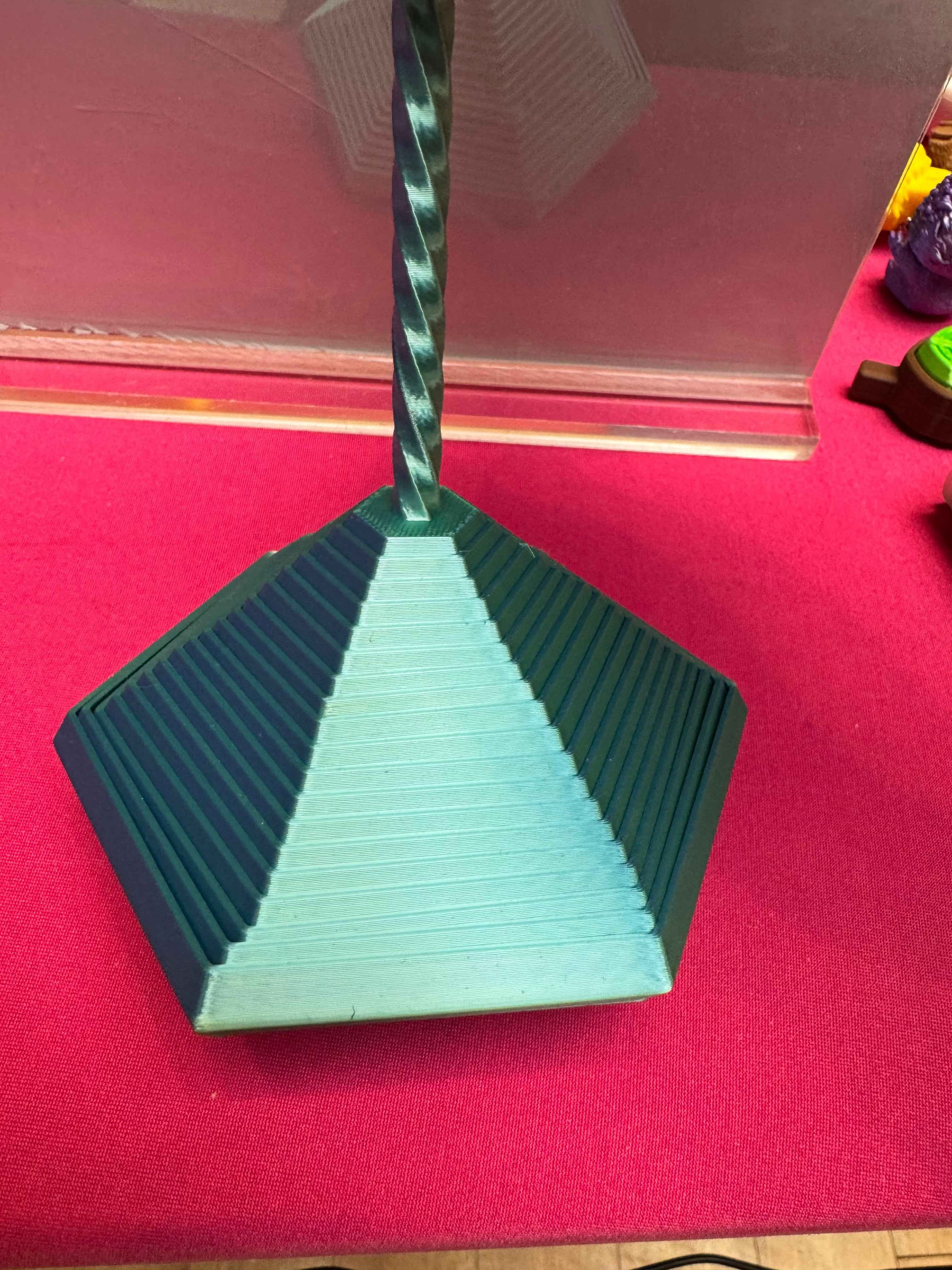 Hexagon fidget with handle - Myth & Motion by The Braysdown Workshop