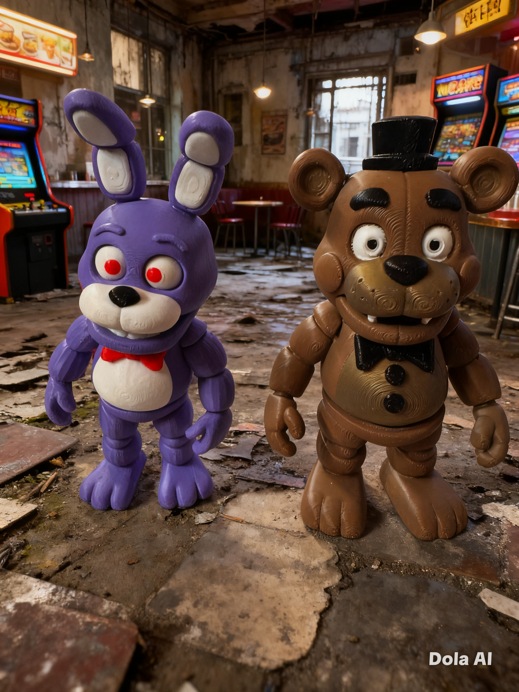 Five night at Freddie’s characters - Myth & Motion by The Braysdown Workshop