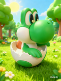 Baby Yoshi hatching