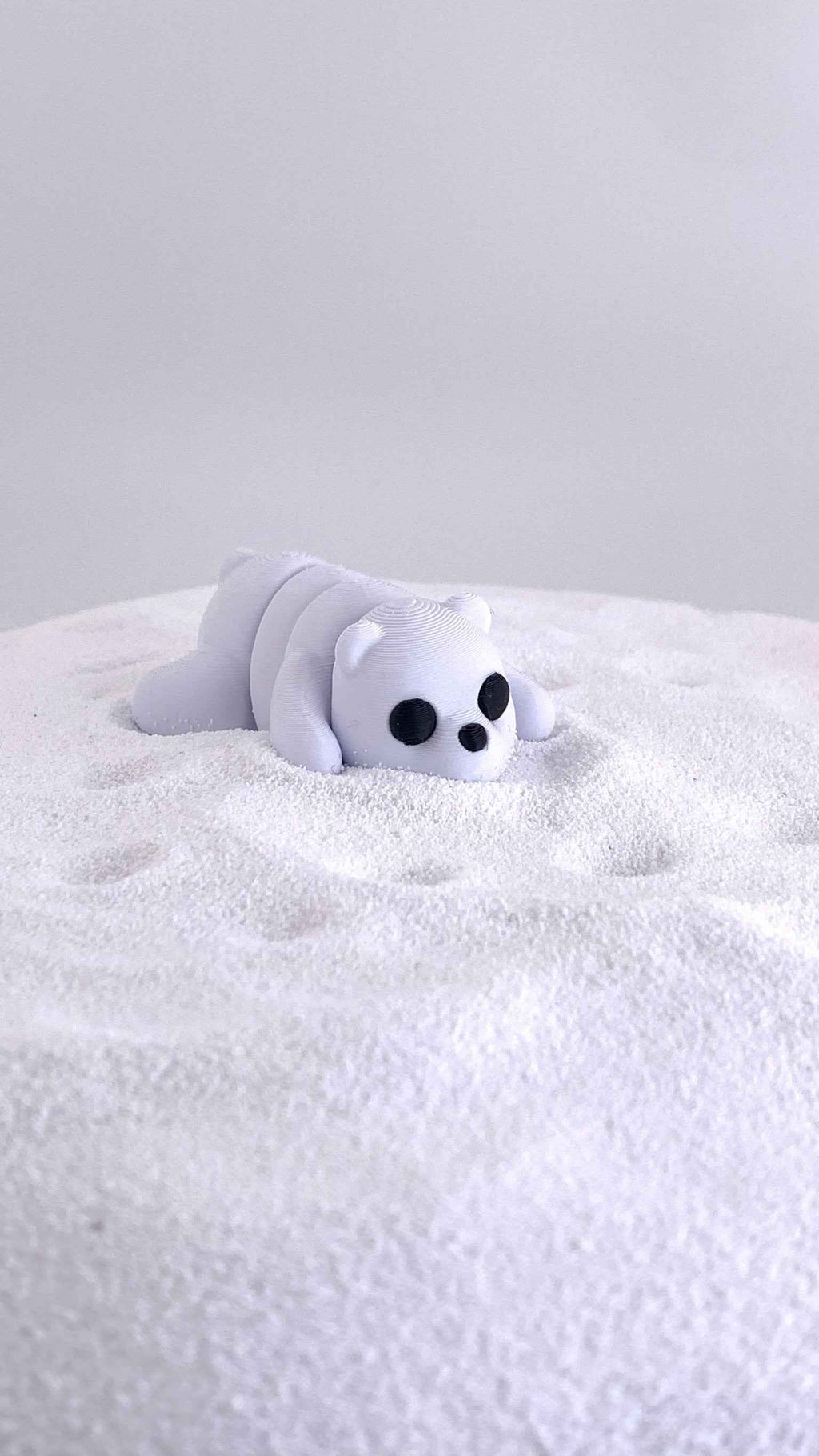 Polar bear fidget - It’s all white! - Myth & Motion by The Braysdown Workshop