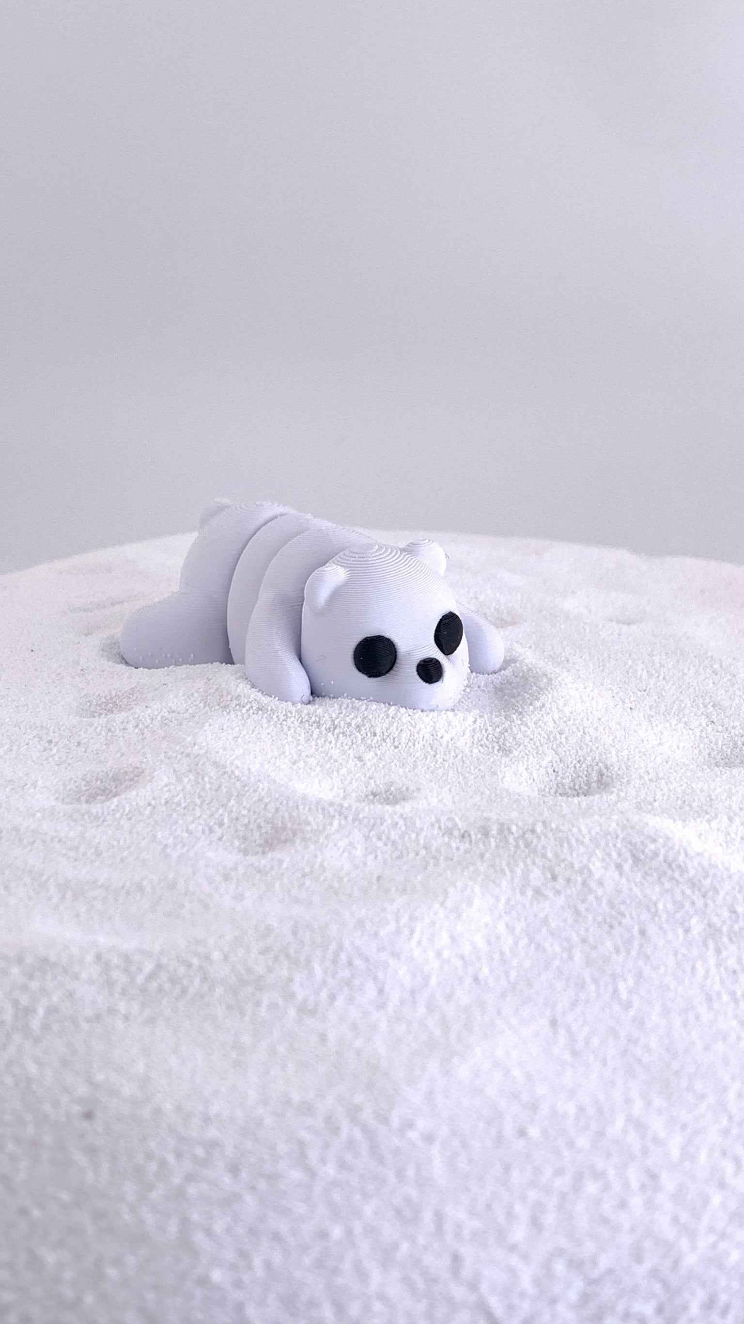 Polar bear fidget - It’s all white! - Myth & Motion by The Braysdown Workshop