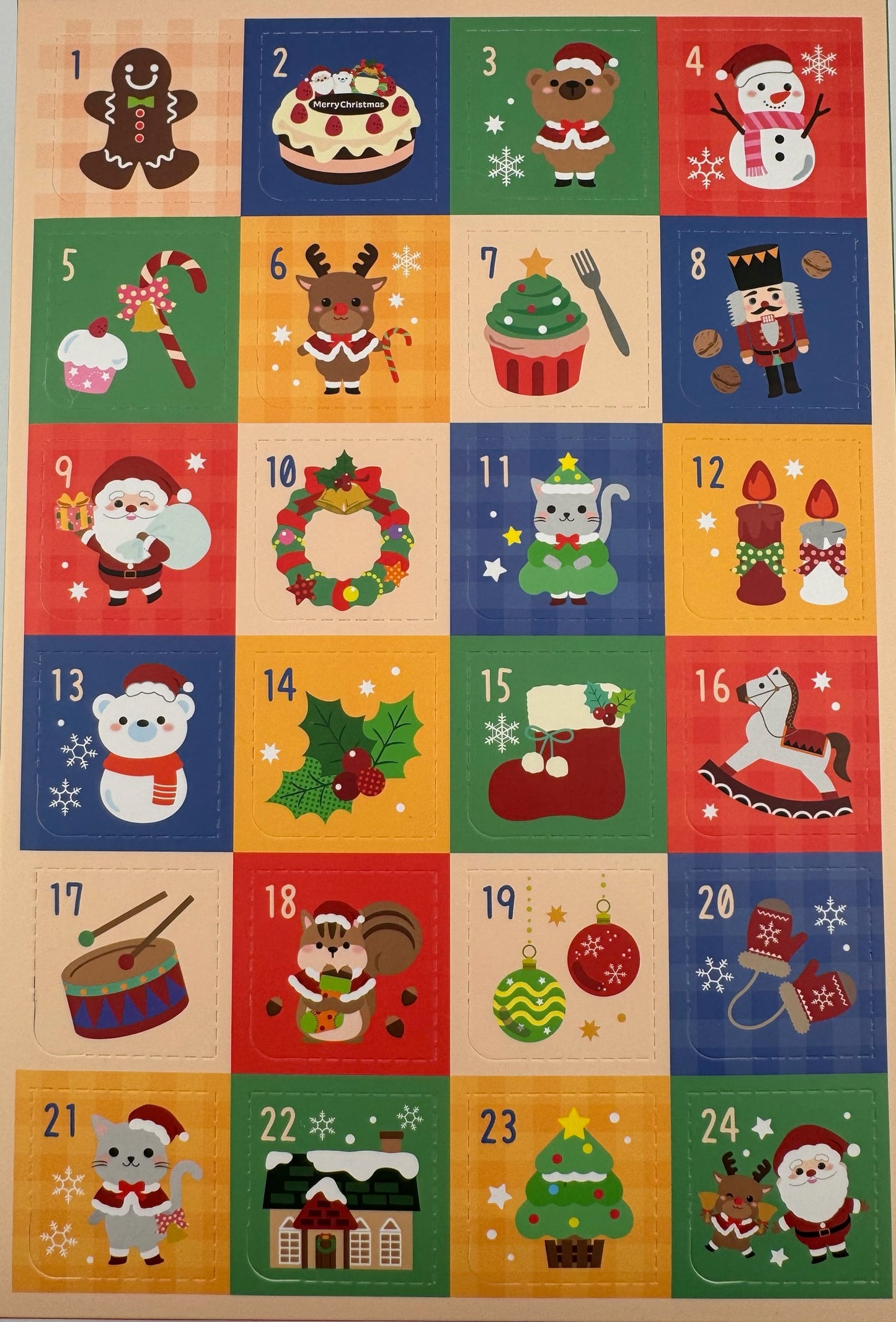 Small fidget advent calendar - 24 amazing fidgets, build up to Christmas with a new fidget every day!