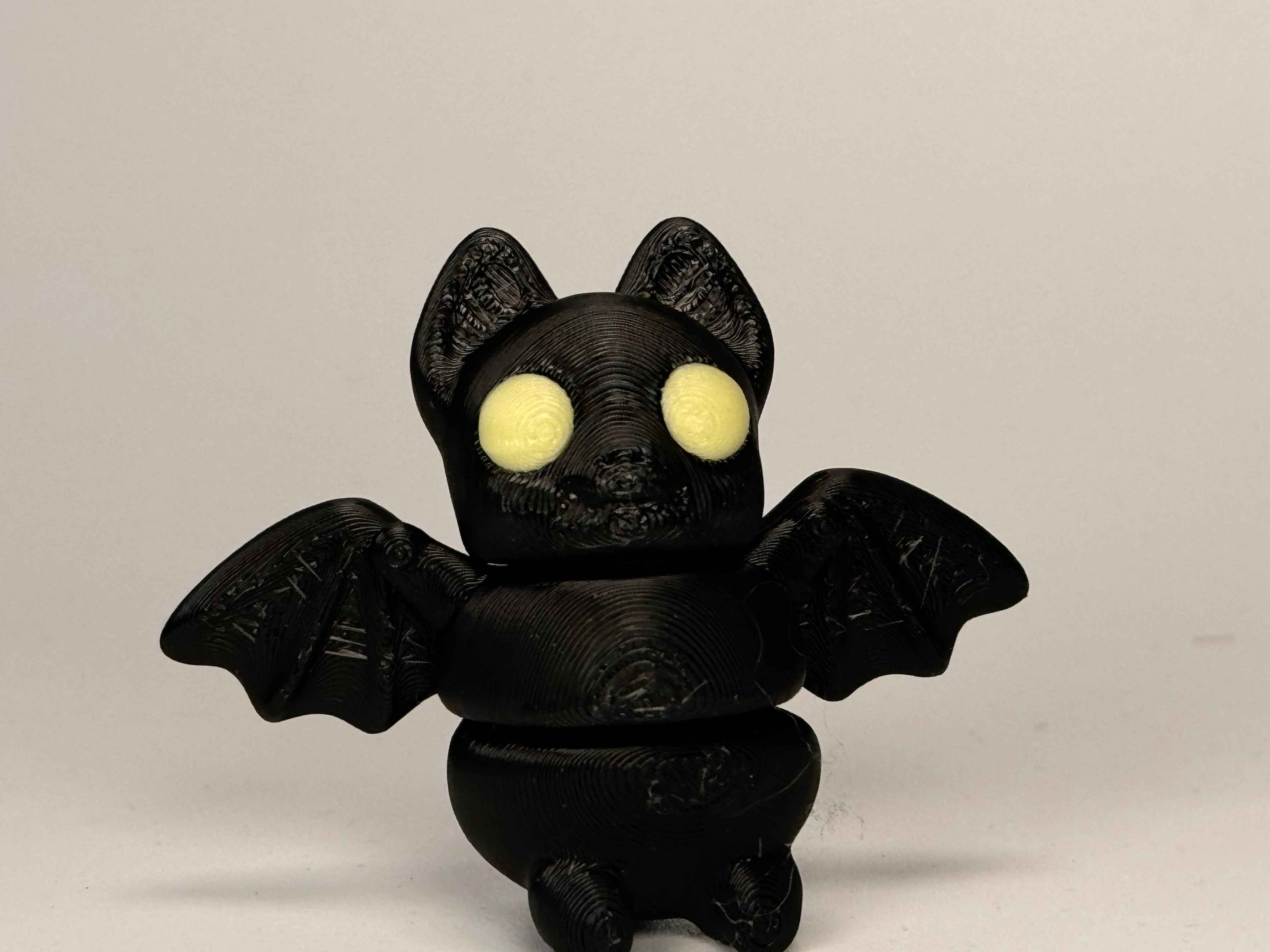 Bat Fidget Toy - Glow in the dark eyes...Spooky! - Myth & Motion by The Braysdown Workshop