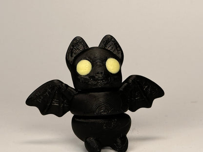 Bat Fidget Toy - Glow in the dark eyes...Spooky!